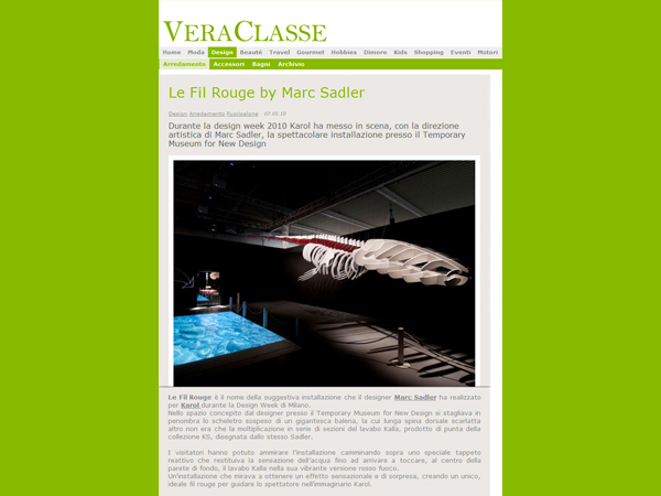 Vera Classe | Le Fil Rouge by Marc Sadler